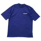 Футболка Balenciaga Inverted Letters "Blue"