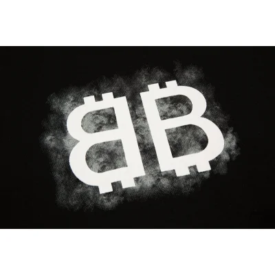 Футболка Balenciaga Smoke "Black" фото № 6