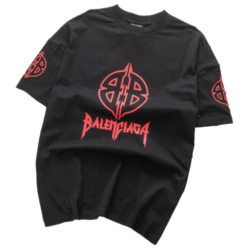 Футболка Balenciaga Metal BB "Black"