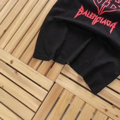 Футболка Balenciaga Metal BB "Black" фото № 4