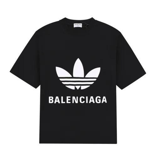 Футболка Balenciaga X Adidas With The Inscription Hello "Black"