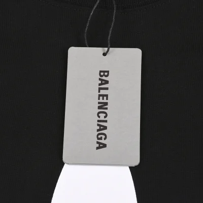 Футболка Balenciaga X Adidas With The Inscription Hello "Black" фото № 7