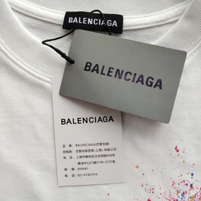 Футболка Balenciaga Cosmic Dust "White" фото № 3