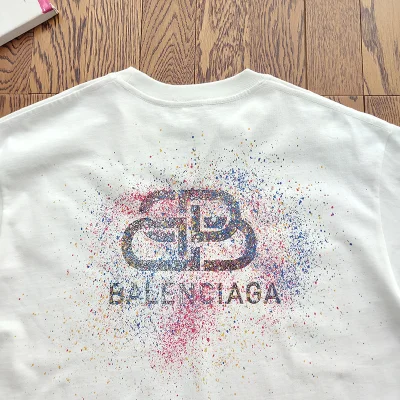 Футболка Balenciaga Cosmic Dust "White" фото № 5