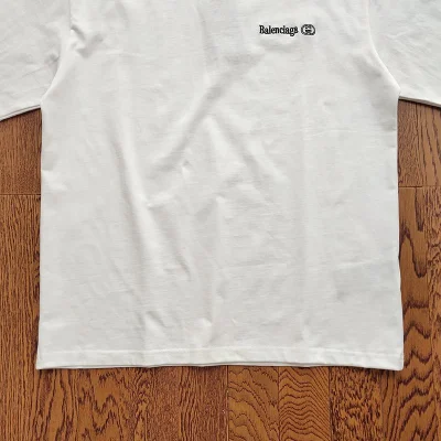 Футболка Balenciaga X Gucci Collaboration "White" фото № 4