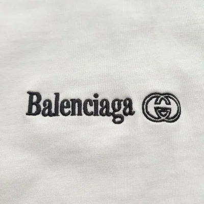 Футболка Balenciaga X Gucci Collaboration "White" фото № 6