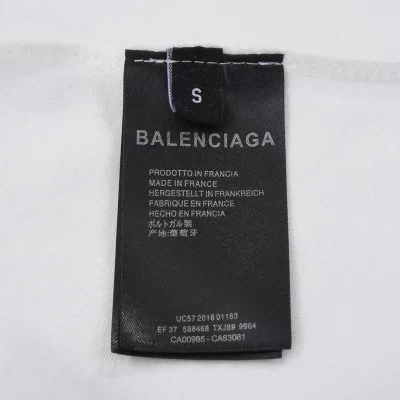 Футболка Balenciaga X Adidas With Logo And Greeting "White" фото № 5