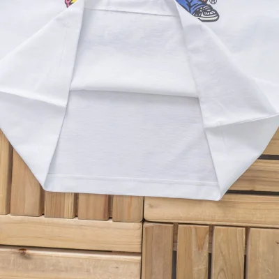 Футболка Bape Multicolor Big Front Logo "White" фото № 5