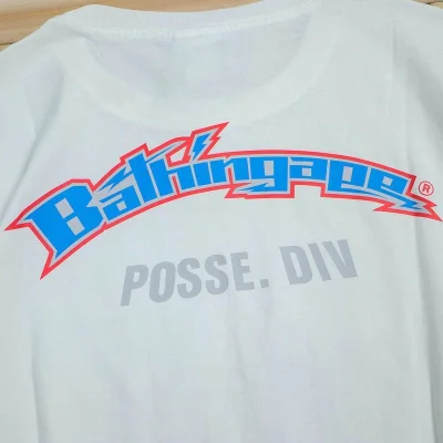 Футболка Bape Logo Surrounded By Two Colorful Lines "White" фото № 4