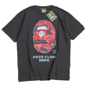 Футболка Bape Big Logo With Inscription Front And Small Logo Back "Black"