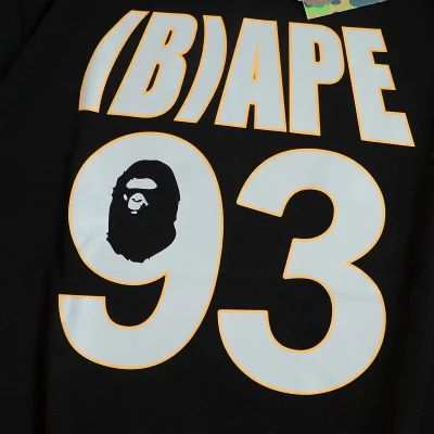 Футболка Bape Front And Back Inscription 93 "Black" фото № 3