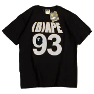 Футболка Bape Front And Back Inscription 93 "Black"