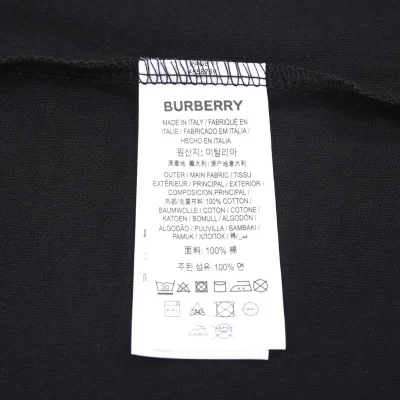 Футболка Burberry Shining Text Effect "Black" фото № 2