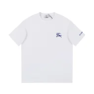 Футболка Burberry With Blue Rider Logo And Text "White"