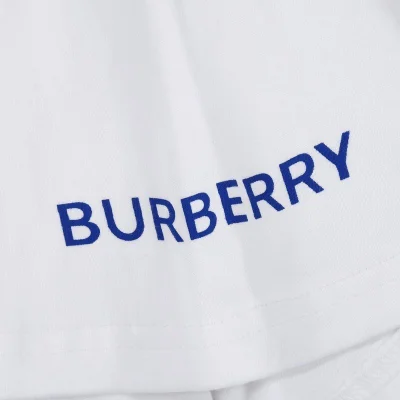 Футболка Burberry With Blue Rider Logo And Text "White" фото № 4