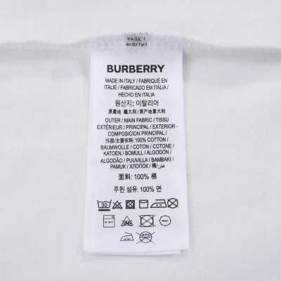 Футболка Burberry With Blue Rider And Text Logo "White" фото № 2