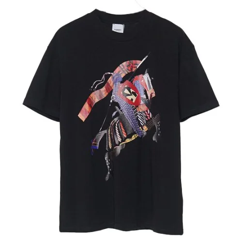 Футболка Burberry Colorful Image "Black"