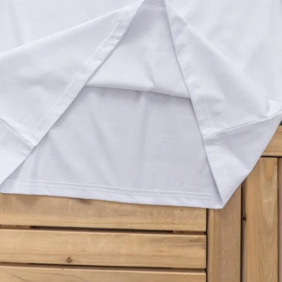 Футбола Burberry Logo Inscription With Side Borders "White" фото № 5