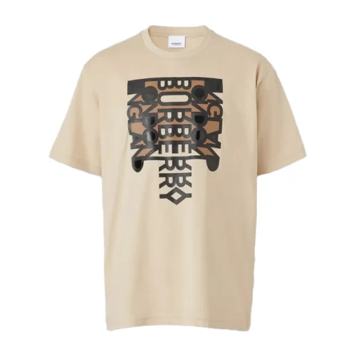 Футболка Burberry Interesting Brand Print "Beige"