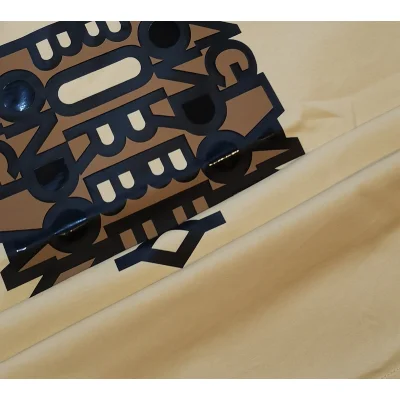 Футболка Burberry Interesting Brand Print "Beige" фото № 4