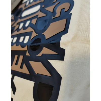 Футболка Burberry Interesting Brand Print "Beige" фото № 6