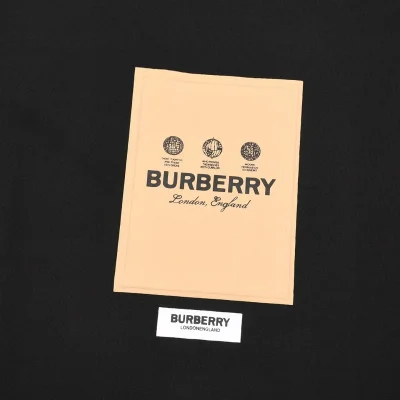 Футболка Burberry With A Sign "Black" фото № 8