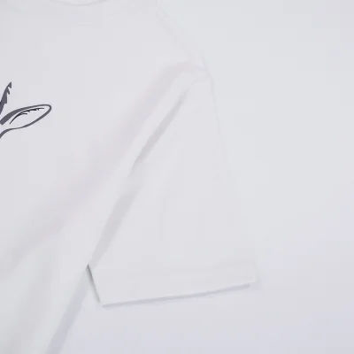 Футболка Burberry Pair Of Rabbits Print "White" фото № 3