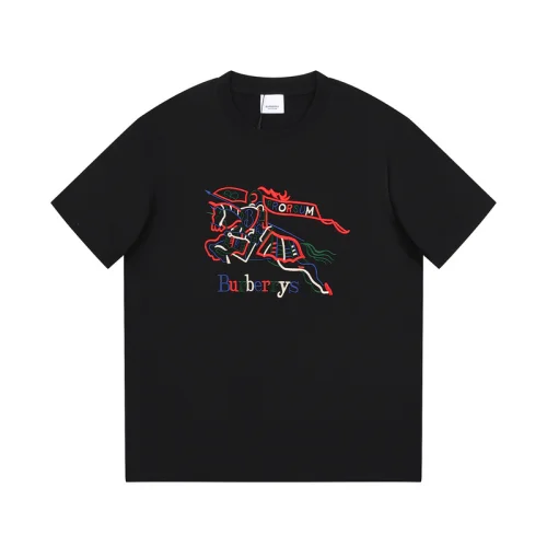 Футболка Burberry Rider On A Horse Print Logo "Black"