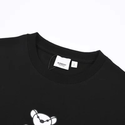 Футболка Burberry Toy Print And Logo "Black" фото № 4