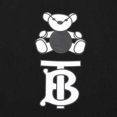 Футболка Burberry Toy Print And Logo "Black" фото № 5