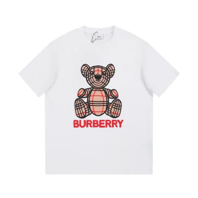Футболка Burberry With Bright Inscription And Toy Print "White" фото № 8