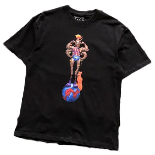 Футболка Cactus Jack Merch Four-armed Man On Ball "Black"