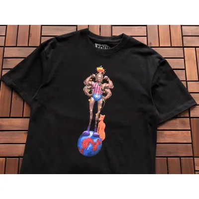 Футболка Cactus Jack Merch Four-armed Man On Ball "Black" фото № 4