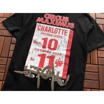 Футболка Cactus Jack Merch Four-armed Man On Ball "Black" фото № 8