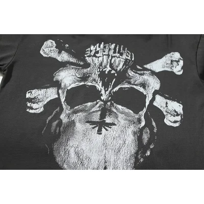 Футболка Cactus Jack Merch Skull And Bones "Black" фото № 5
