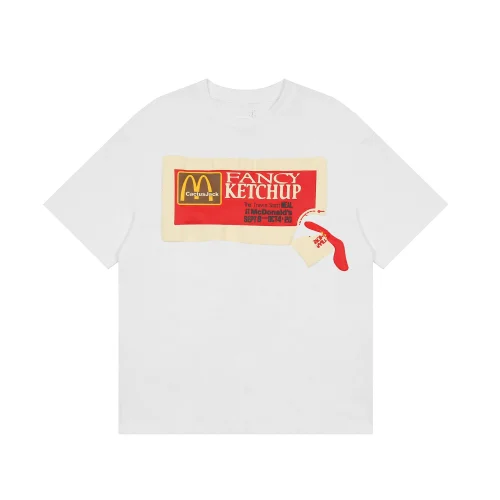 Футболка Cactus Jack Merch Travis Scott Meal Fancy Ketchup "White"