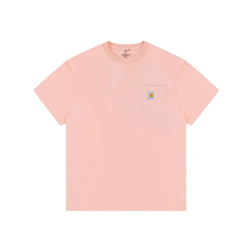 Футболка Carhartt Small Logo On The Pocket "Pink"