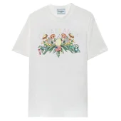 Футболка Casablanca Mushroom Glade Print "White"