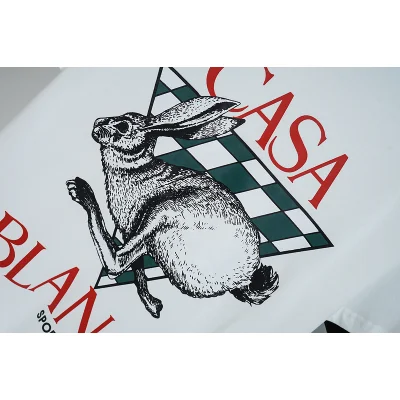 Футболка Casablanca Image Of Hare "White" фото № 7