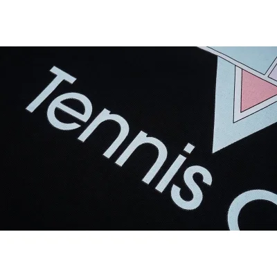 Футболка Casablanca Print - Tennis Field "Black" фото № 3