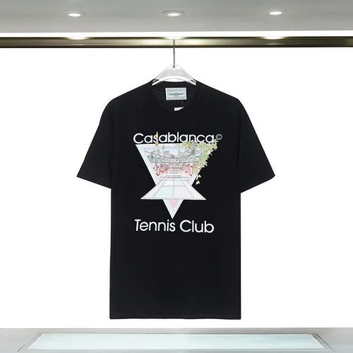 Футболка Casablanca Print - Tennis Field "Black"