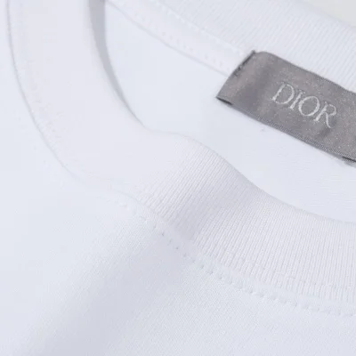 Футболка Christian Dior Flower Logo "White" фото № 4