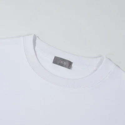 Футболка Christian Dior Flower Logo "White" фото № 7