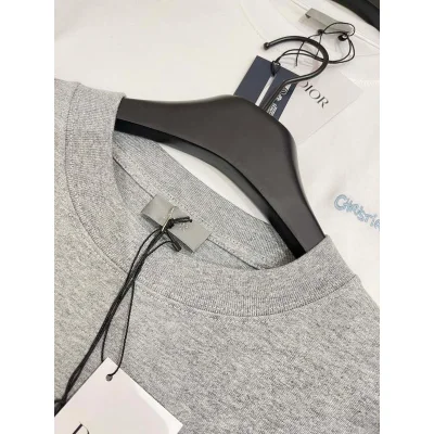 Футболка Christian Dior Frontside Little Logotype "Gray" фото № 3