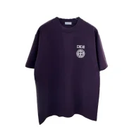 Футболка Christian Dior Logo Dior Compass "Purple"