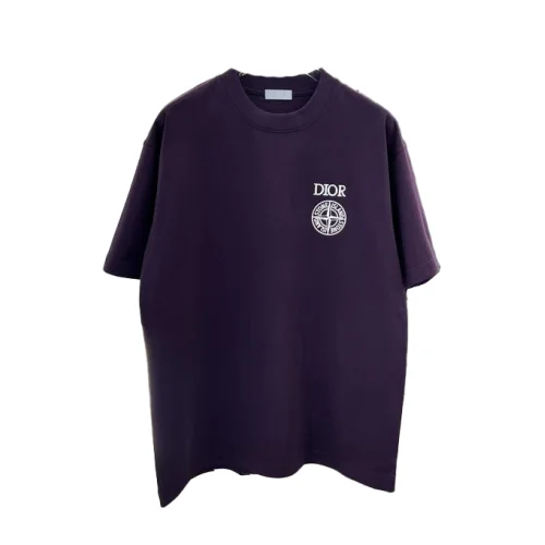 Футболка Christian Dior Logo Dior Compass "Purple"