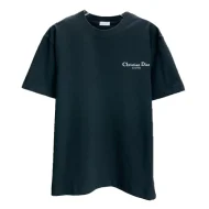Футболка Christian Dior Contrast Logo Christian Dior Couture "Black"