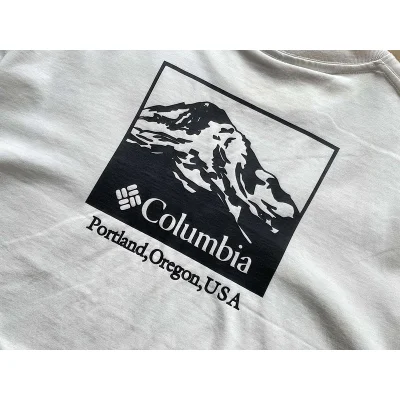 Футболка Columbia With Picture Of Mountains "White" фото № 5