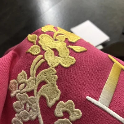 Футболка Dior With A Beautiful Print And Logo "Pink" фото № 4