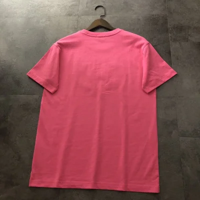 Футболка Dior With A Beautiful Print And Logo "Pink" фото № 8